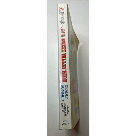 Sweet Valley High Super Thriller First Edition First Print Book Deadly Summer - Picture 6 of 7